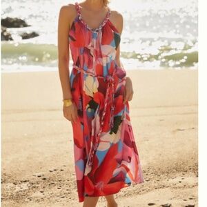 NWT Farm Rio Color Festival Halter Dress